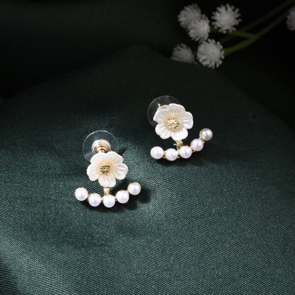 Jwelream flowers drop earrings