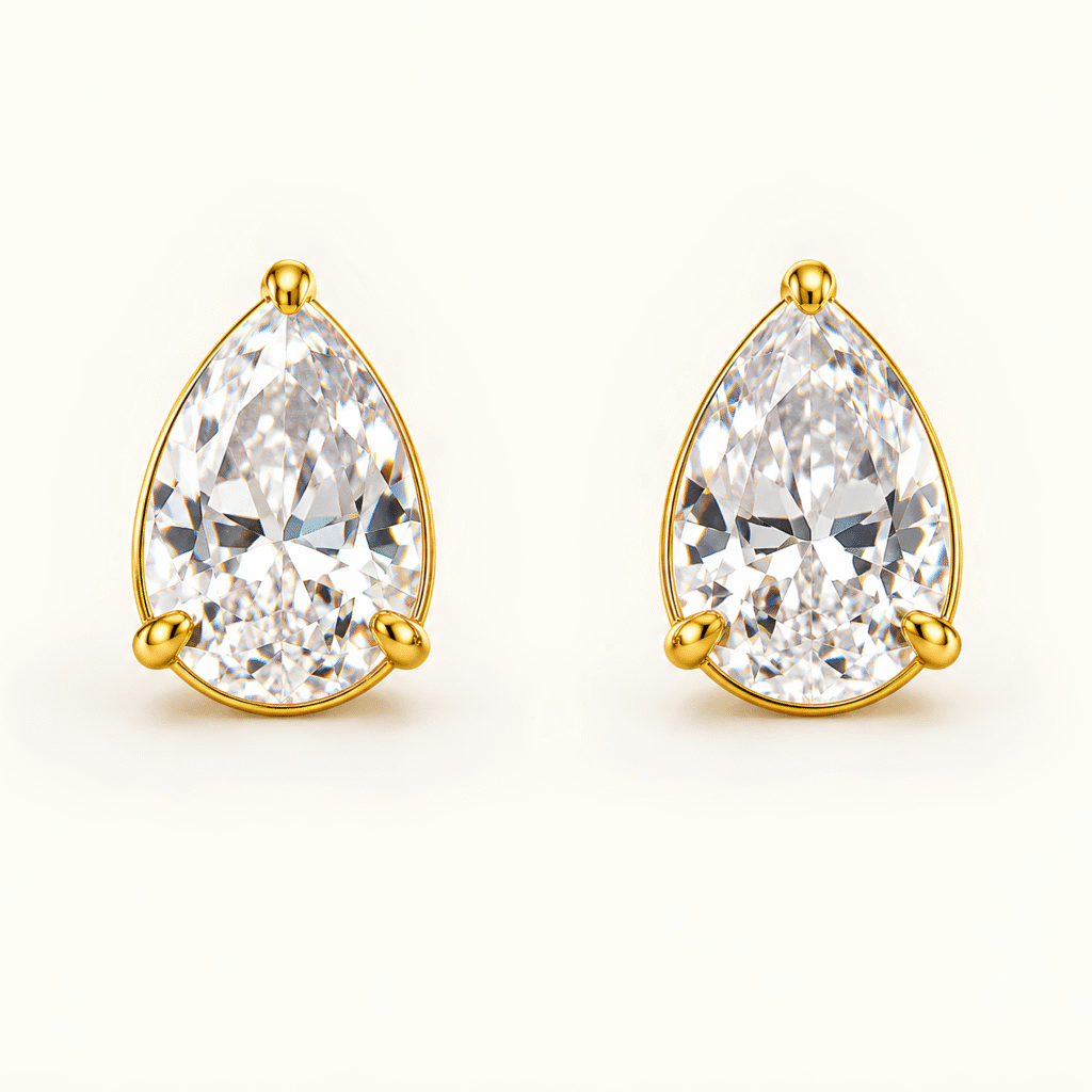 Elegant Pear Drop Earrings