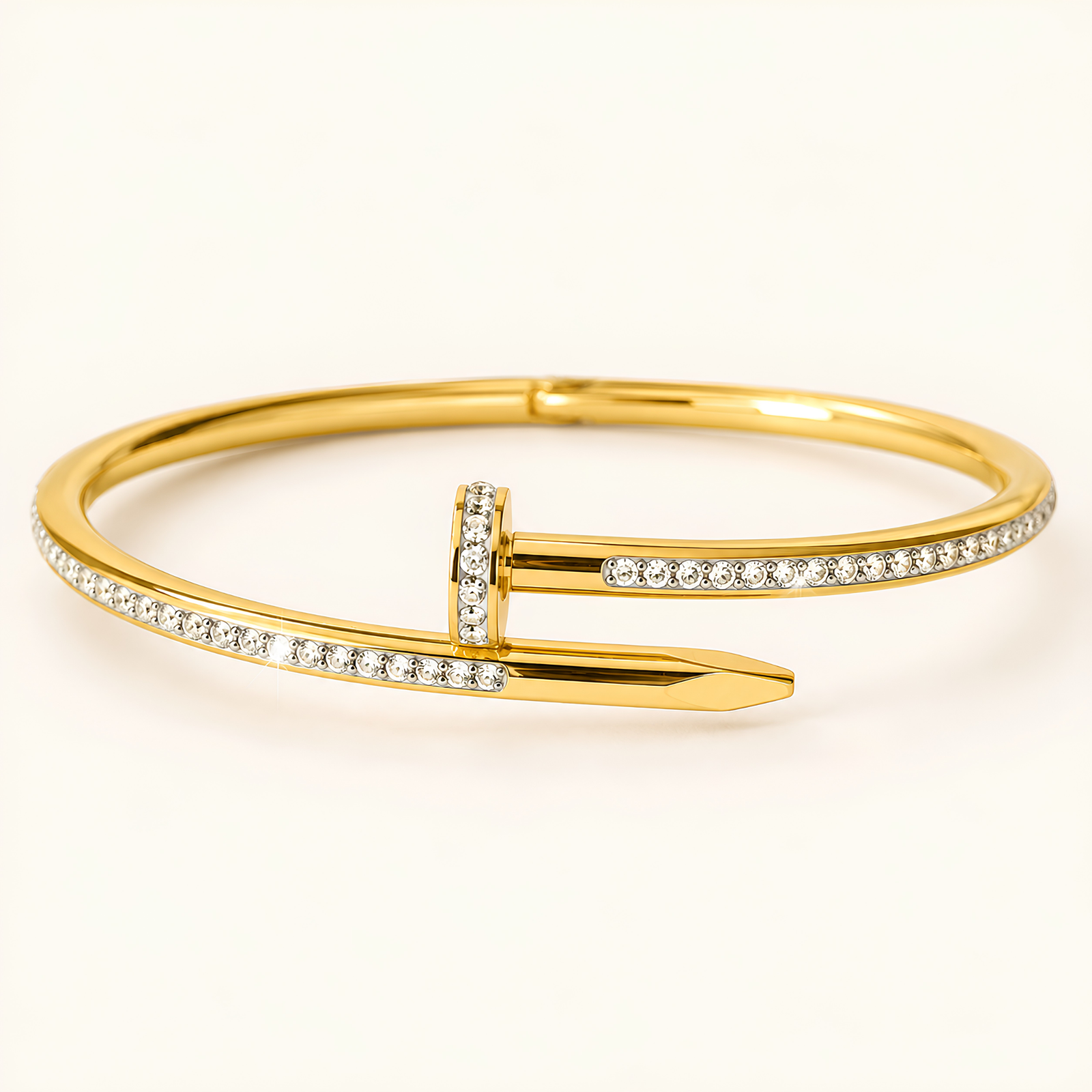 Crystal Nail Bracelet